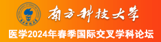 男生小鸡x女生小B南方科技大学医学2024年春季国际交叉学科论坛